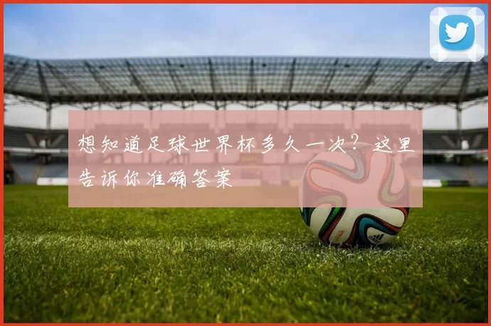 想知道足球世界杯多久一次?这里告诉你准确答案