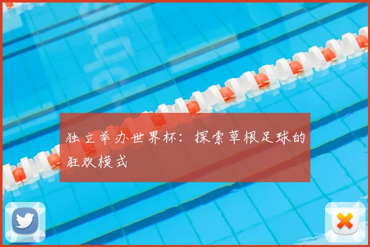 独立举办世界杯：探索草根足球的狂欢模式